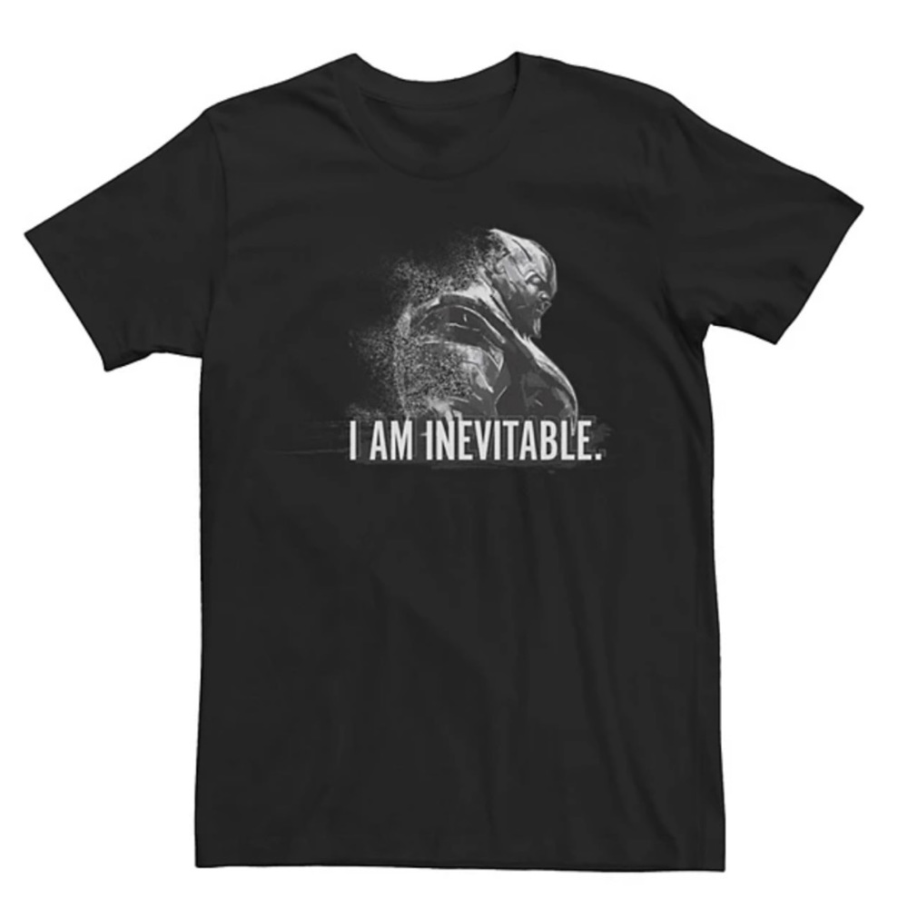 Marvel Avengers Endgame Thanos I Am Inevitable shirt size xl